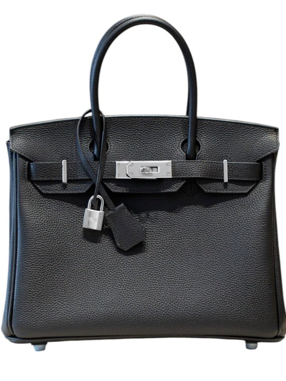 The Ellington 30 - Noir | Black - Top Handle Satchel Bag
